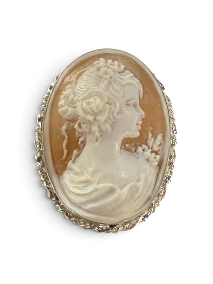 Broche Mandile 1922 Femme Cammei  in Argent Conchiglia 2MSPCM190 - 2MSPCM190